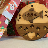 Personalized cat ornament