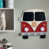 Kids Bus Light Up Coat Rack and memo chalkboard