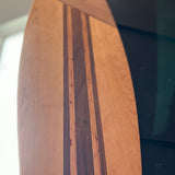 Longboard Serving Board-Walnut with Maple Ribbon