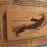 Personalized Modern Cribbage Board